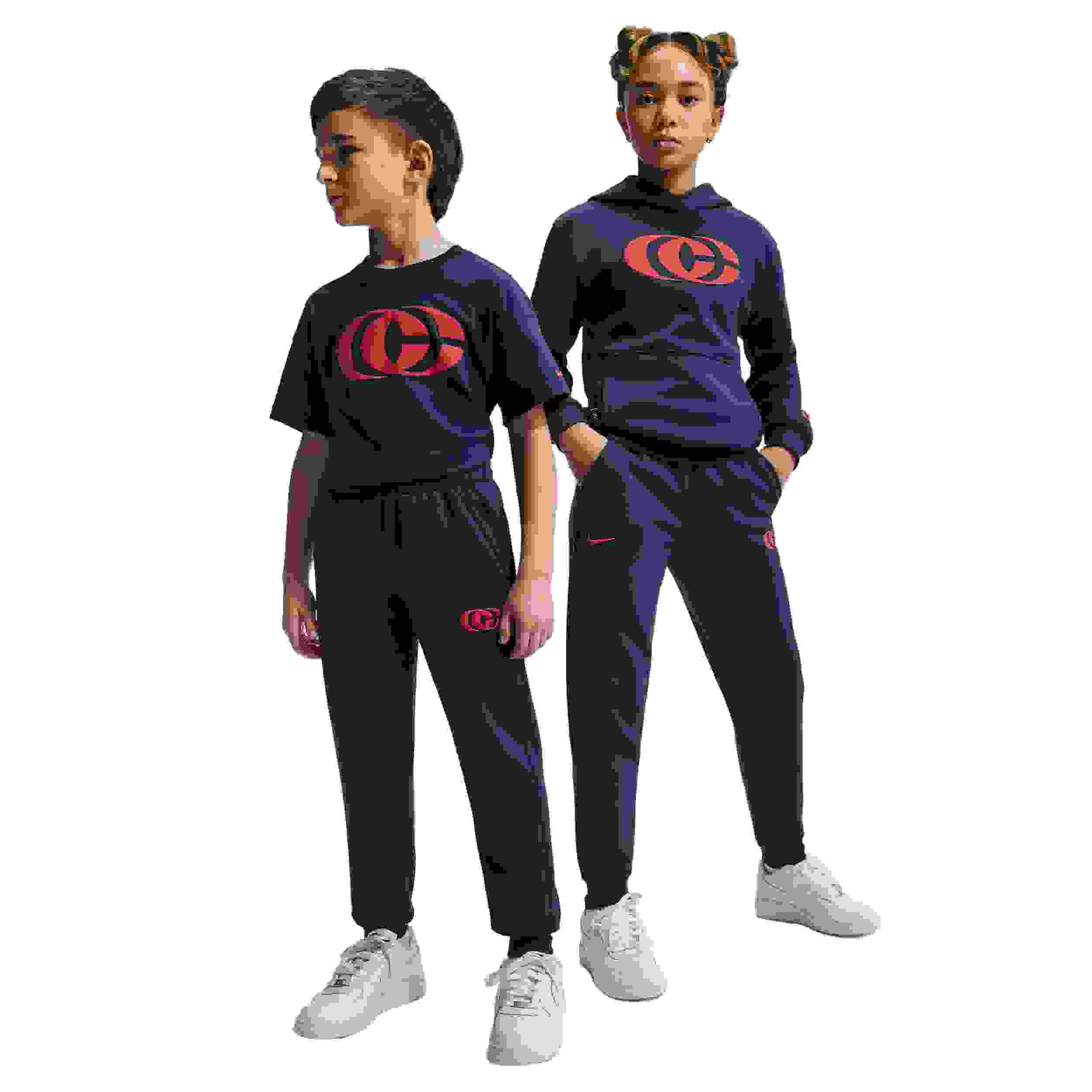 Nike Caitlin Clark Big Kids' Blue Fleece Pants
